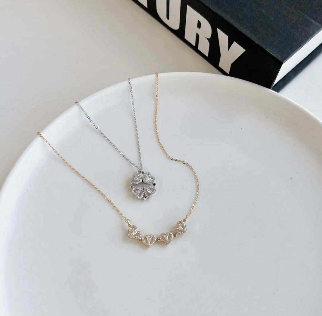 'LUCKY’ 18K GOLD PLATED STERLING SILVER NECKLACE